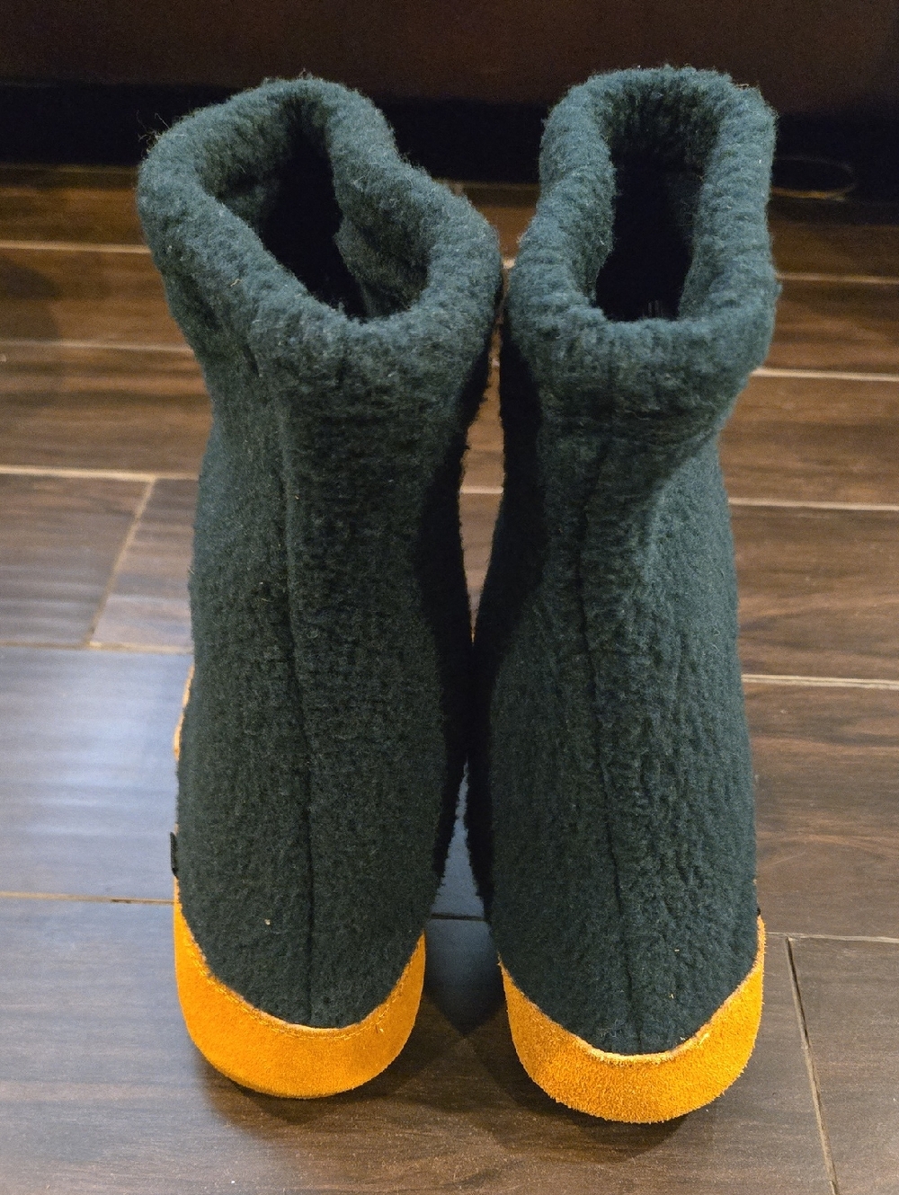Acorn Hunter Green FleecezBoot Slipper L   Mens 10 1/2 - 11 1/2 NWOT - Picture 2 of 7